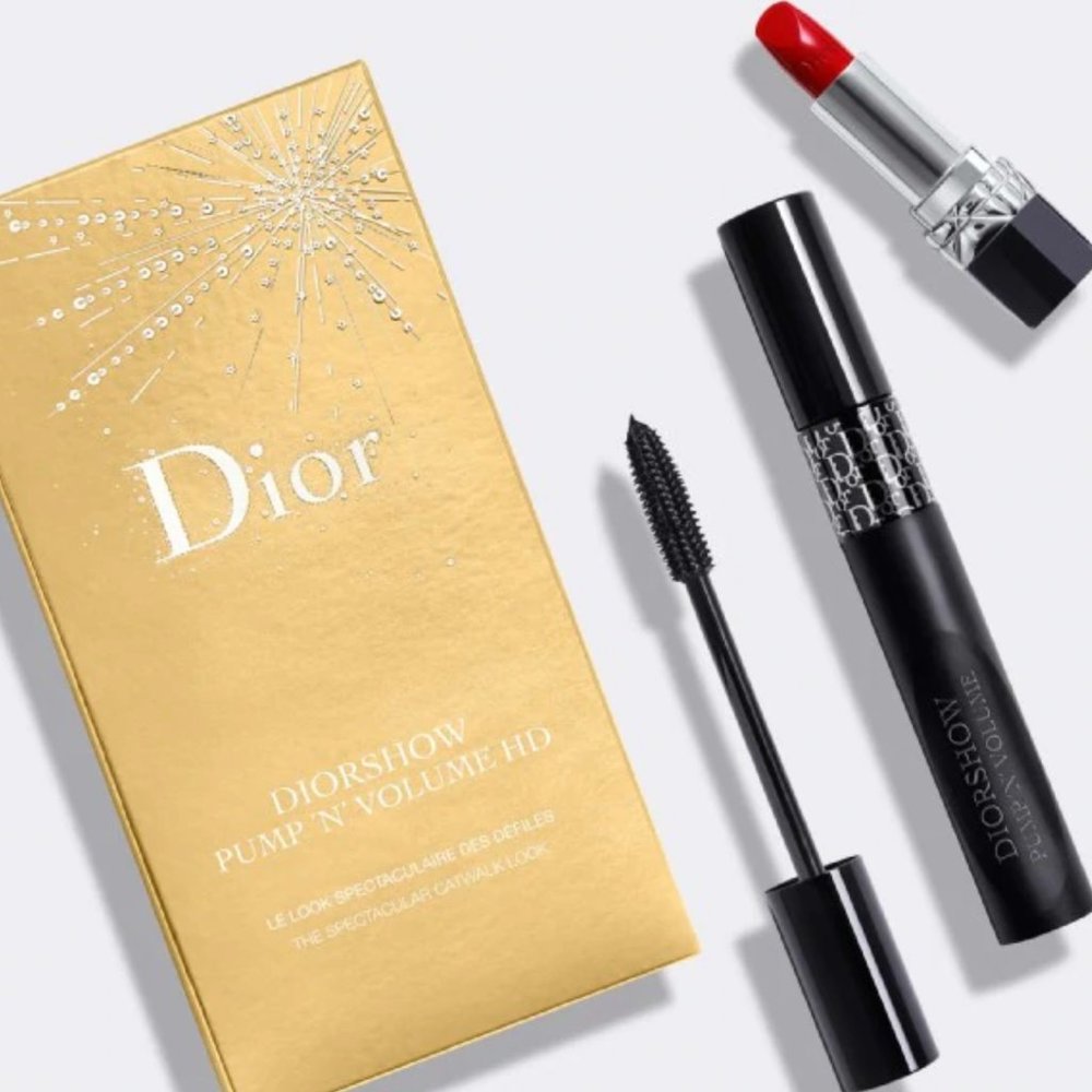 NEW Dior Pump Volume HD Mascara & 999 lipstick - Picture 1 of 6